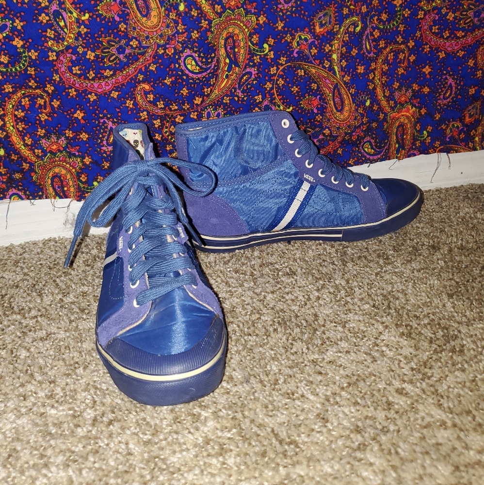 Blue Vintage Style Vans 6.5